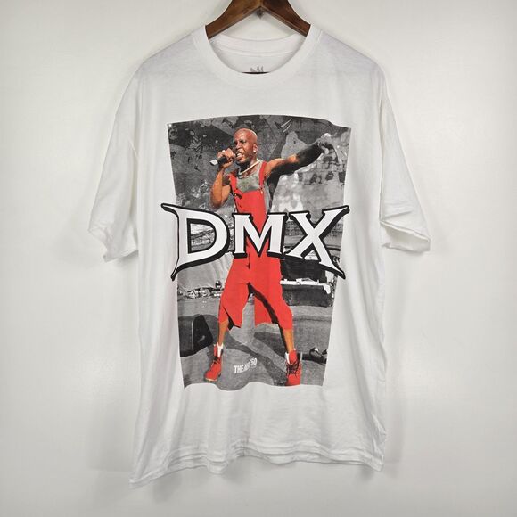 Legends Apparel DMX Men's Size Large White Short Sleeve T Shirt - Picture 1 of 5